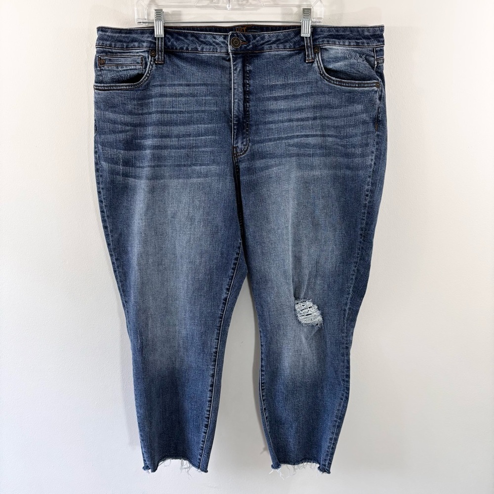 Kut From The Kloth Katy high rise ankle straight leg jeans